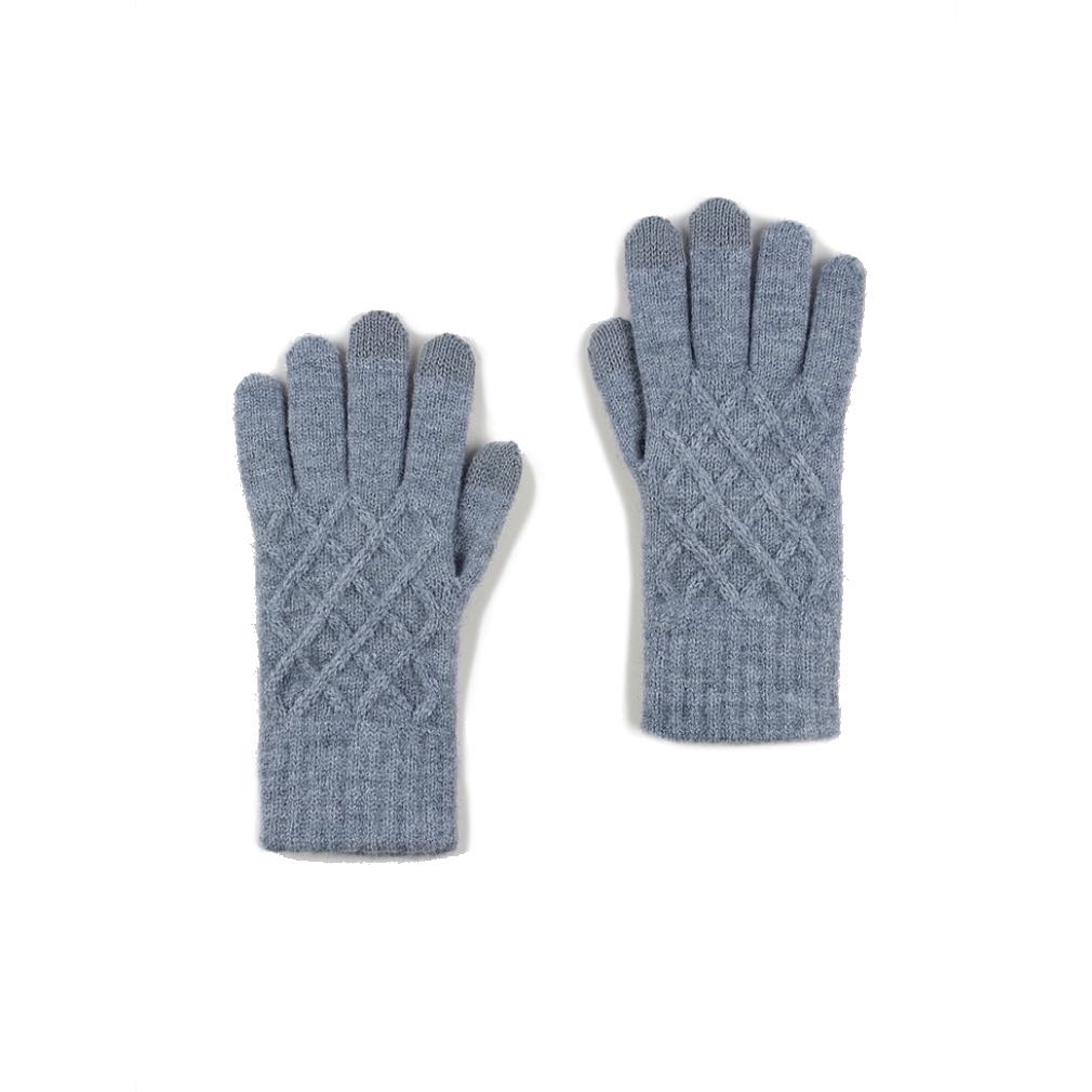 High Quality Unisex Cashmere&Wool Blended Pure Color Gloves