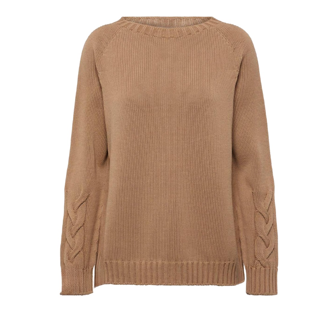 Women’s Pure Color Plain Knitting Crew Neck Long Sleeve Off Shoulder Pullover Knitwear Top